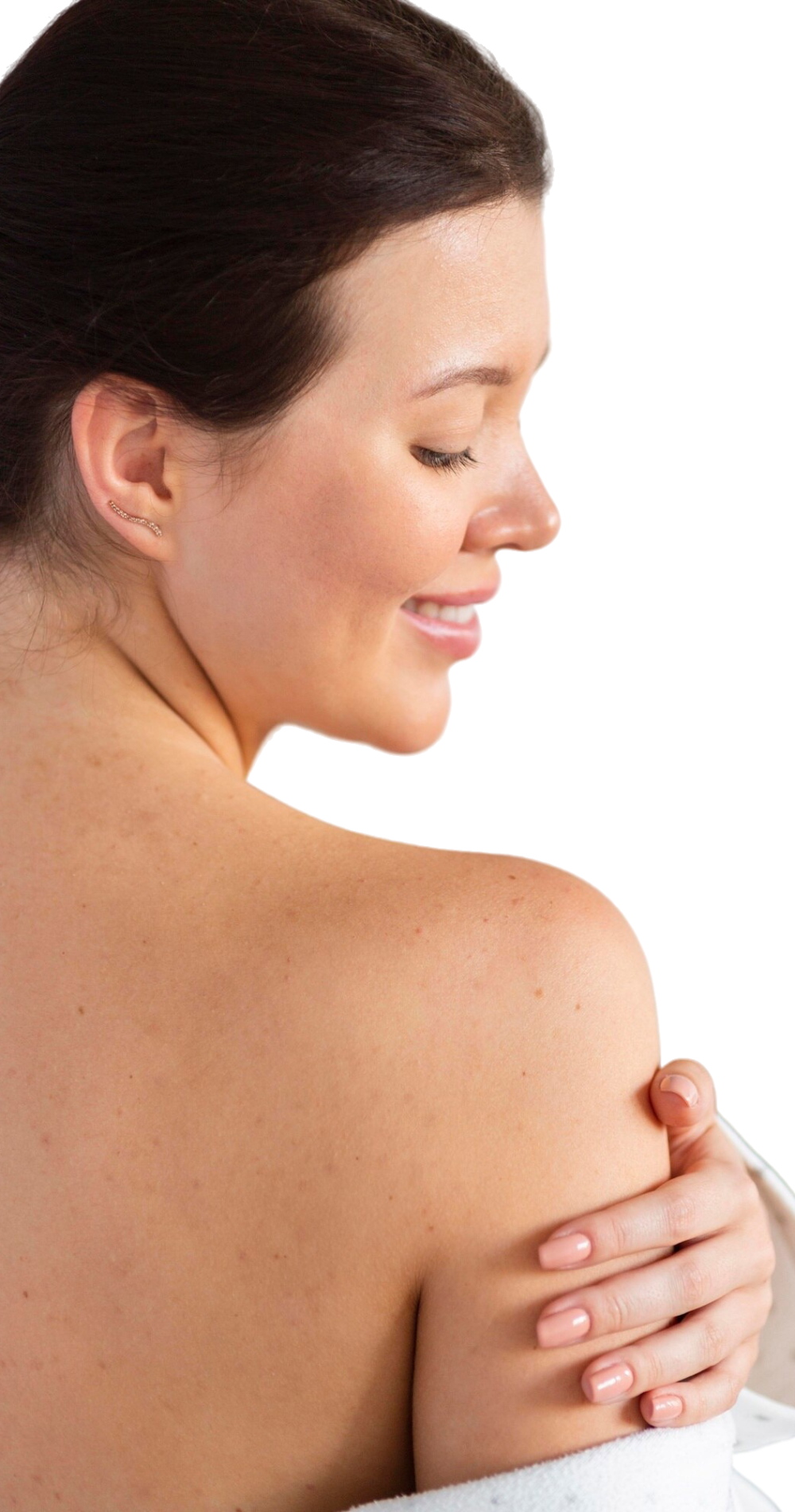 vista-lateral-mujer-tocando-piel-suave-despues-cuidado-personal